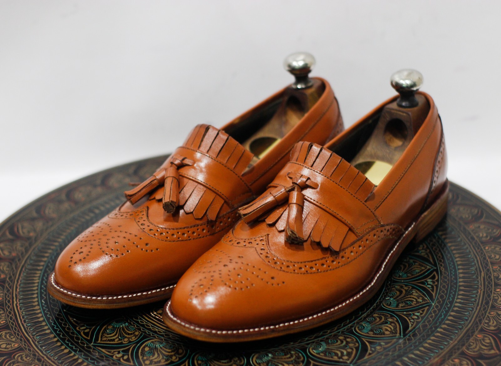 Men's Handmade Brown Leather Loafer 