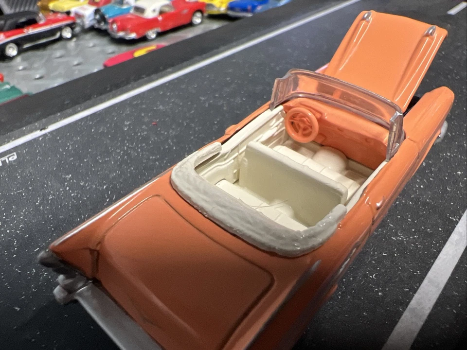 Chevy Bel Air 1957 clásico Hot Mag ruedas modelo escala 1/64 edición limitada T Foto 4 de 4