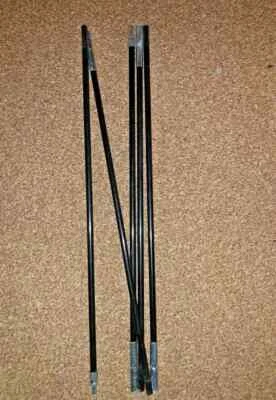 EUROHIKE 5 Fiberglas Stangen Set Teleskop 5x (8,5mm x 52cm) 2,6m TL mit Nippelenden