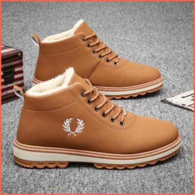 Botas De Piel Para Hombre ZaPatos Altos De InviErno NieVe ImperMeable 30 GradoS