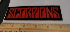Scorpions Embroidered Iron/Sew On Band Patch