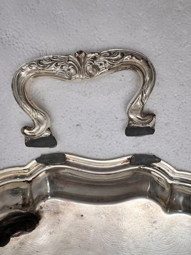 VTG Sheridan Silver Co Silverplate 14" Round Electric Warming Platter Tray 1176E - Picture 12 of 12
