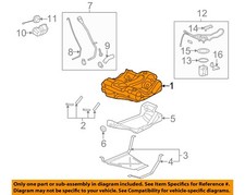 GM OEM 04-08 Malibu Fuel System Fuel System Components-Fuel Tank 15900761