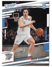 2021-22 Panini Chronicles Prestige Basketball Josh Giddey Rookie #75 Thunder RC