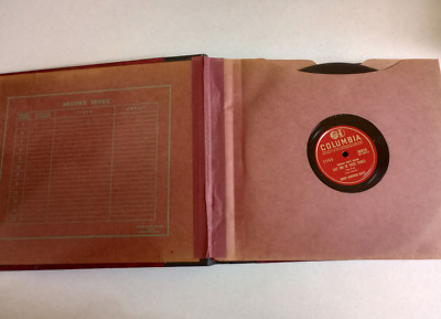 11 Vintage 78 RPM Records, 1929-1948 Goodman, Armstrong & More, in Storage Book