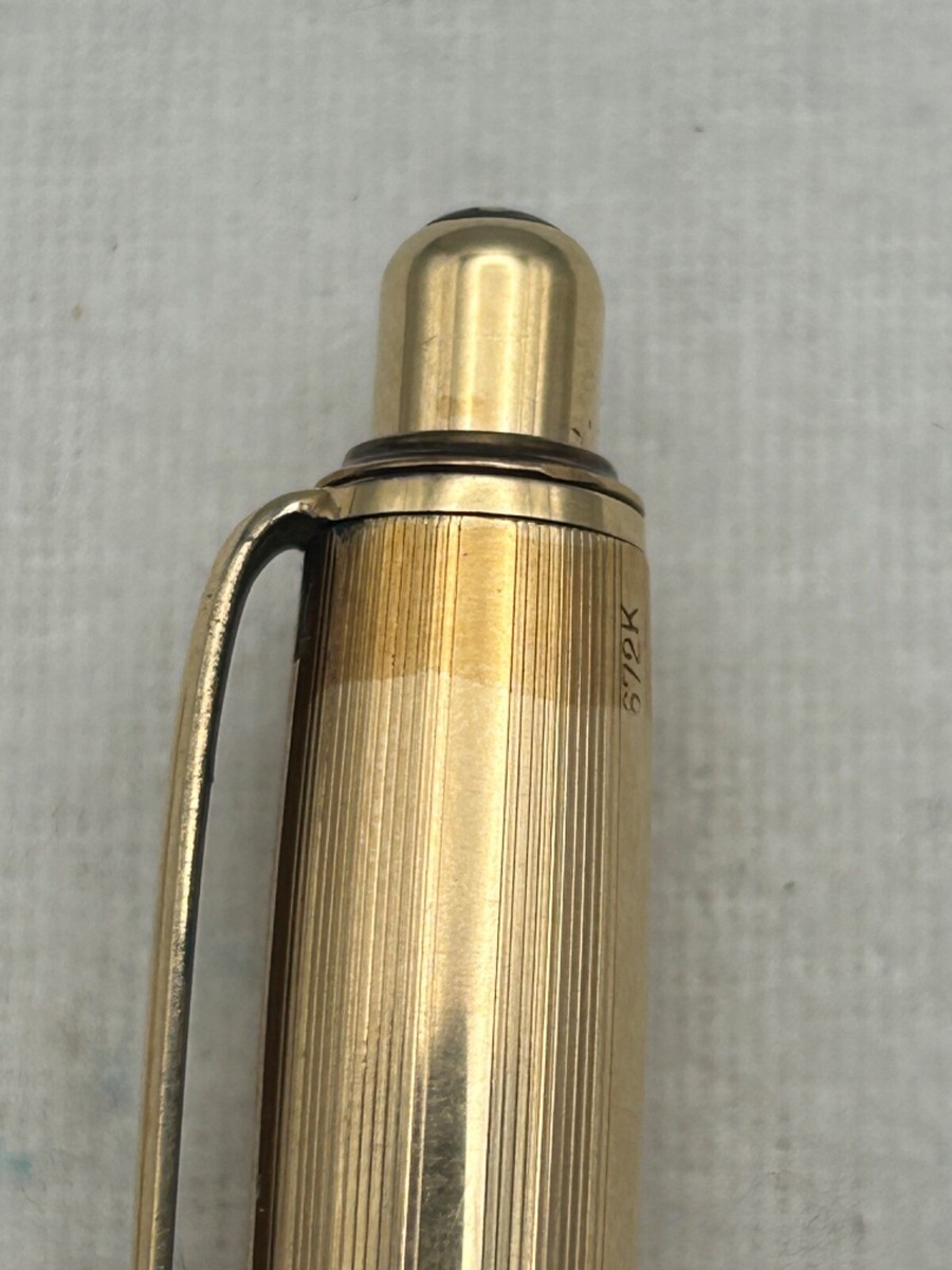 Montblanc　px 672K Montblanc Masterpiece Celluloid Gray Striated Set, (642FP & 672K