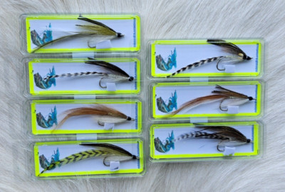 Fly Tying Flies . SLS; Streamer   ''Sand-eel''    Flies Combo.  Size #2/0 Hooks.