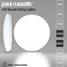 Round Panel LED Ceiling Downlights Modern Wall Lamp Kitchen Bathroom Living Room