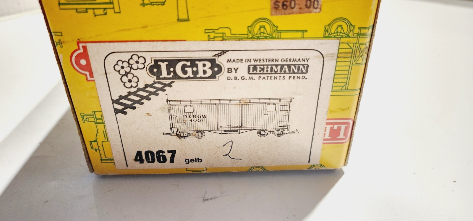 Box Rabbit 4067 LGB G Scale 4067 Box Car Southern Pacific #4067 | eBay