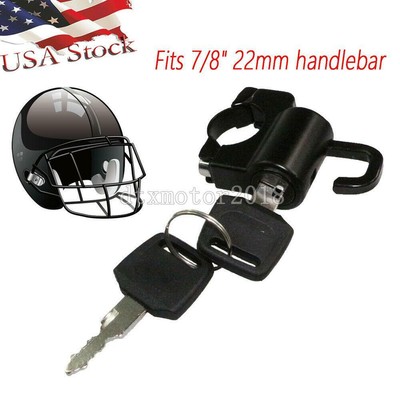 helmet with lock hole