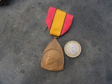 medaille  medaille    commemorative    belge  1914   1918