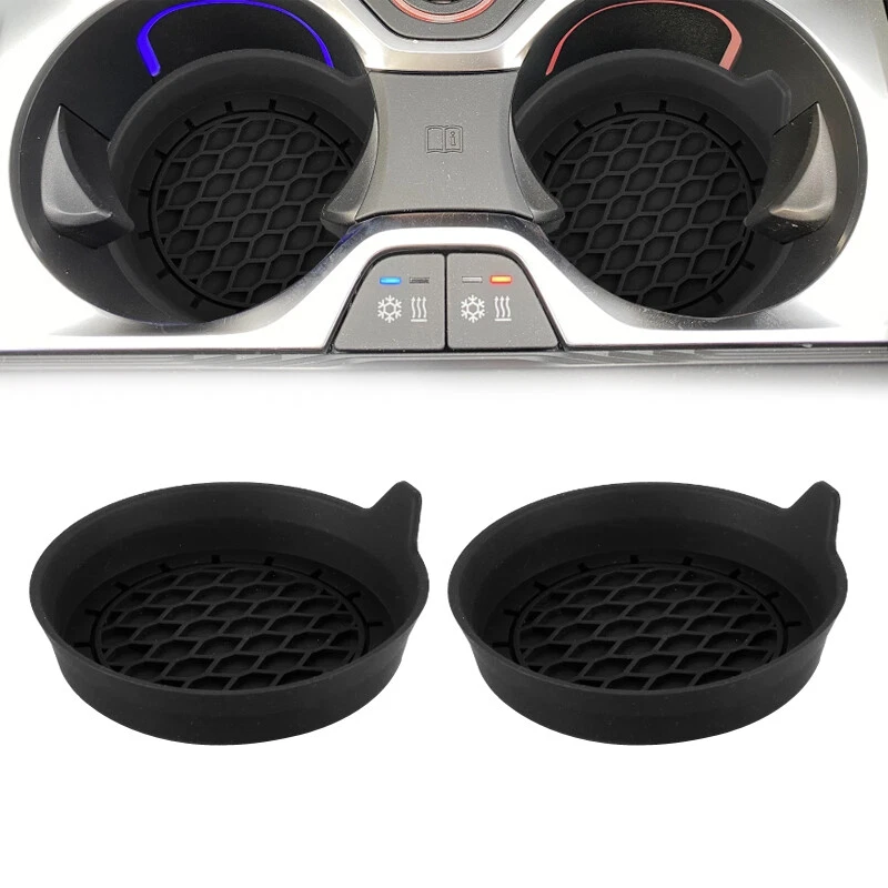 2PCS Anti Slip Cup Holder Insert Coasters Pads Mats Universal Car Accessories Foto 2 de 4