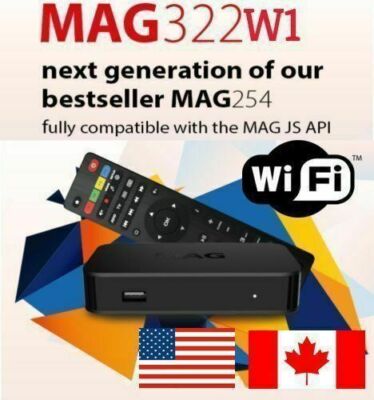 LOT NEW MAG322W1 MAG 322 W1 SET TOP BOX built-in Wi-Fi Multi Pack