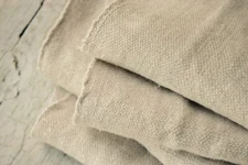 Antique Plain Cotton & Linen Fabric by the yard organic putty tone soft texture