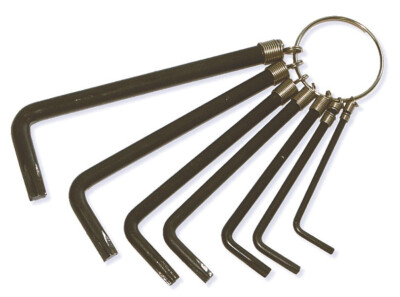 Torxschlüssel 7tlg Satz Winkelschlüssel T10 T15 T20 T25 T27 T30 T40 Torx