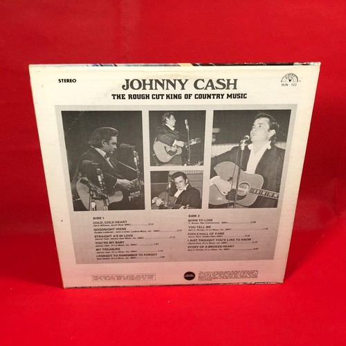 JOHNNY CASH The Rough Cut King Of Country Music 1971 USA vinyl LP compilation - Picture 2 of 4
