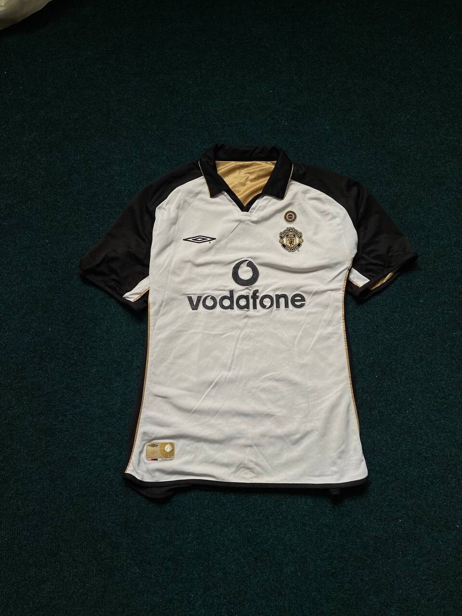 ウェア Manchesterunited 100years 2001-2002 Manchester United Umbro 20012002 100 Years Reversible Away
