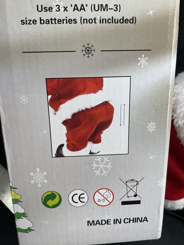 Electric Musical Santa Claus Toys Xmas Decoration Twerking Party Christmas Gift - Picture 7 of 8