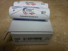 2023 = P = D = ELEANOR ROOSEVELT = 2 coins from us mint rolls - uncirculated