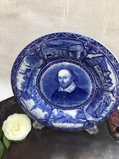 Antique Sampson Hancock & S Opaque China 1891-1935 Shakespeare Cabinet Plate