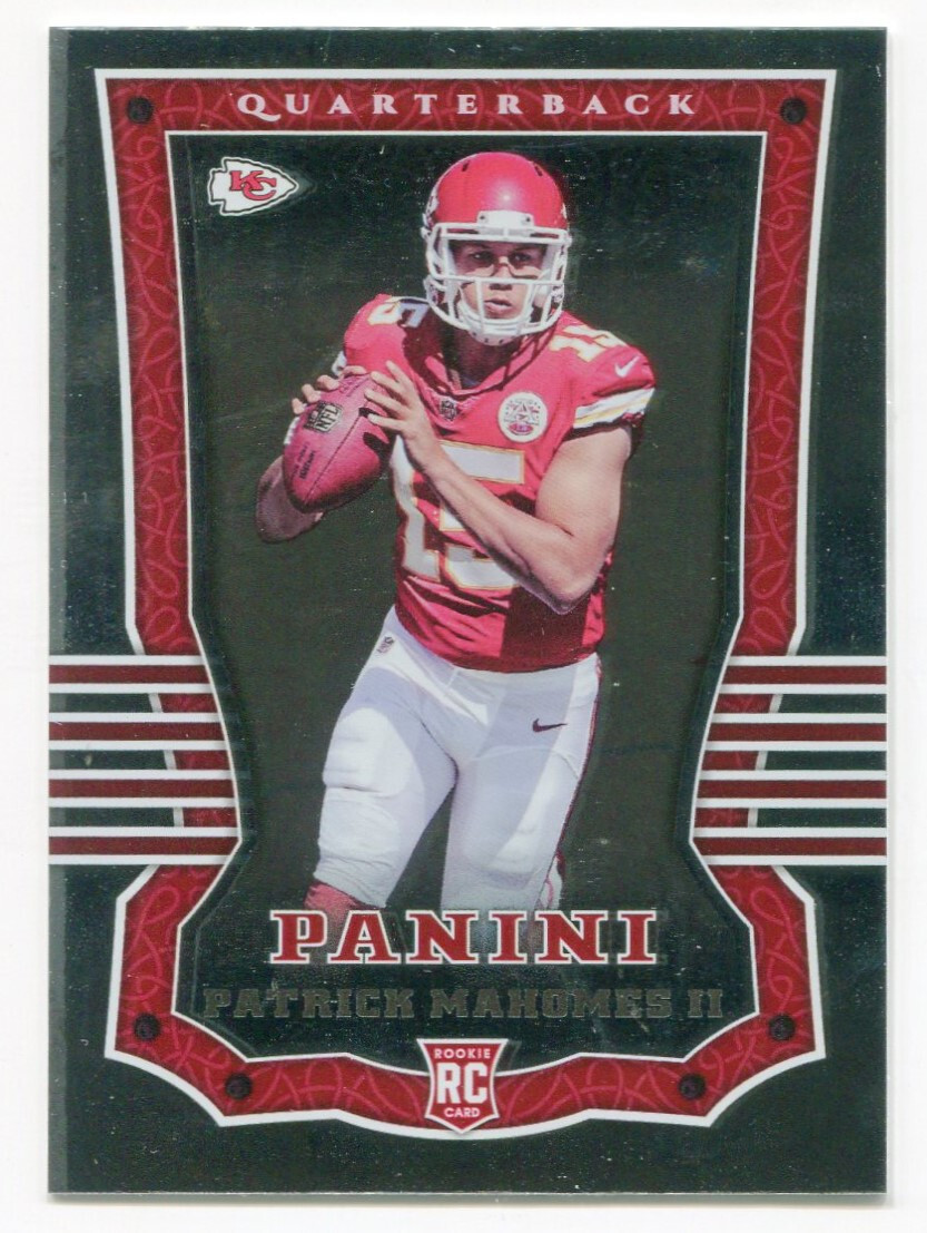 2017 Panini Knight's Templar Patrick Mahomes Rookie RC SP Foil Card #104 Chiefs