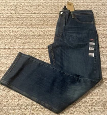 Levi's Men's 511 Slim Fit Jeans 40x30 NWT Dark Blue Mid Rise Stretch Denim  New