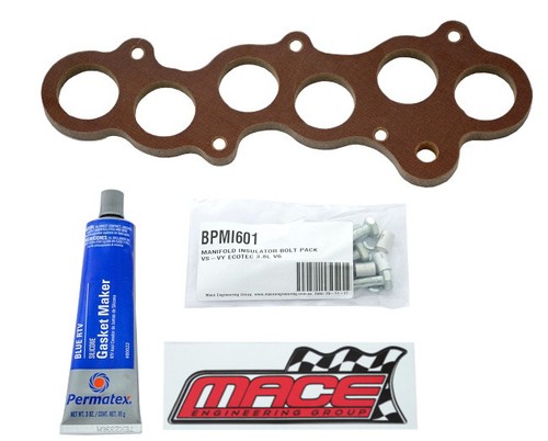 MACE 25MM PERFORMANCE MANIFOLD INSULATOR KIT FOR HOLDEN ECOTEC L36 3.8L V6 95-00 - Picture 1 of 2