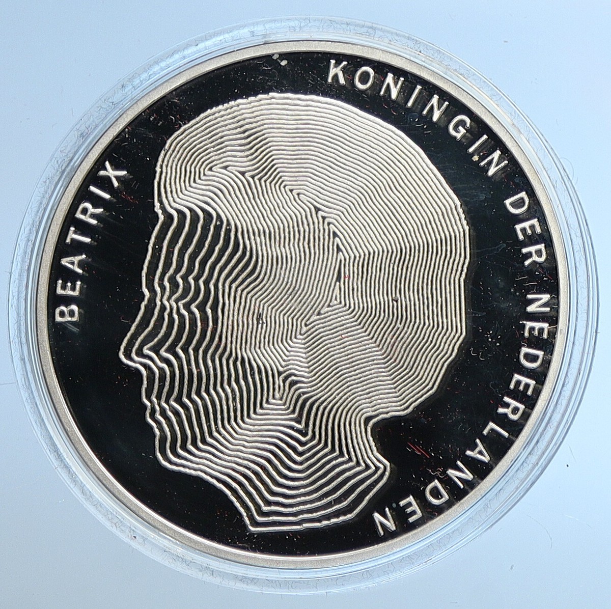 1990 NETHERLANDS 100 Years of Queens Beatrix Proof Silver 50