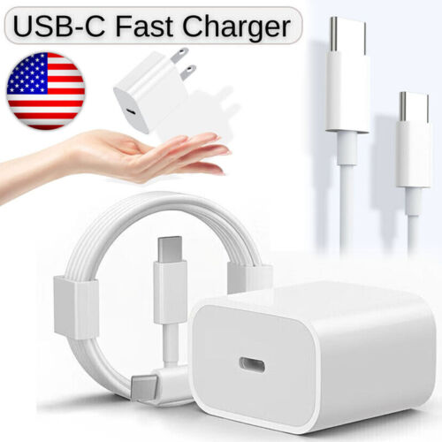 20W PD Fast Charger Power Adapter USB-C Cable For Motorola Moto G Power G Play