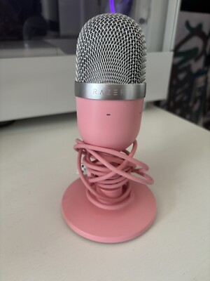 Portable Condenser Microphone - Razer Seiren Mini (Quartz Pink)