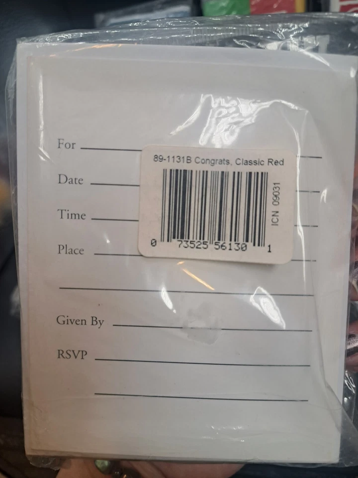 Fill-In Graduation Invitations Grad Party NIP 25ct With Envelopes Choose Style - Image 2 of 4