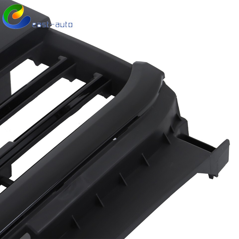 2015-2019 Chevrolet Silverado 2500HD 3500HD Front Grille Gloss Black ...