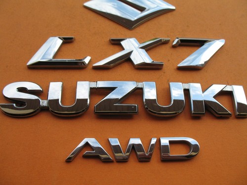 07 08 09 SUZUKI XL7 XL-7 AWD REAR LID GATE EMBLEM LOGO BADGE SYMBOL SIGN A26155 - Picture 3 of 4