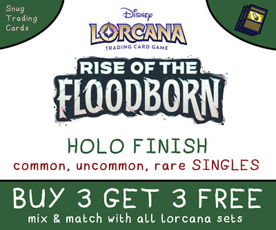 Disney Lorcana - Rise of the Floodborn FOIL - Einzelkarten - Mint - Buy 3 Get 3