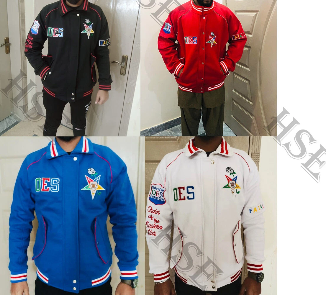 Oes letterman jacket top