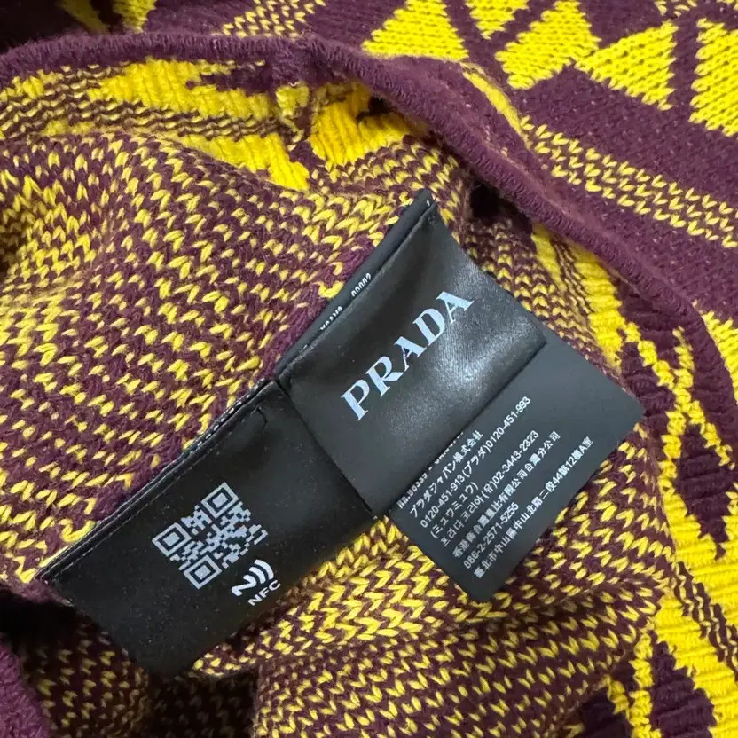 Prada Raf Simons Geometric Pattern Wool Cashmere … - image 11