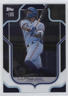 2023 Topps X J-Rod Silver Foil 42/199 Adolis Garcia Adolis García #61 4pn