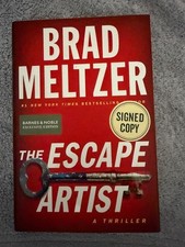 The Escape Artist by Brad Meltzer (2018, HC) SIGNED 1st/1st B&N Exclusive FS