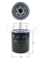 Mahle ÖLfilter FüR Hyundai KIA Mazda Mitsubishi Proton