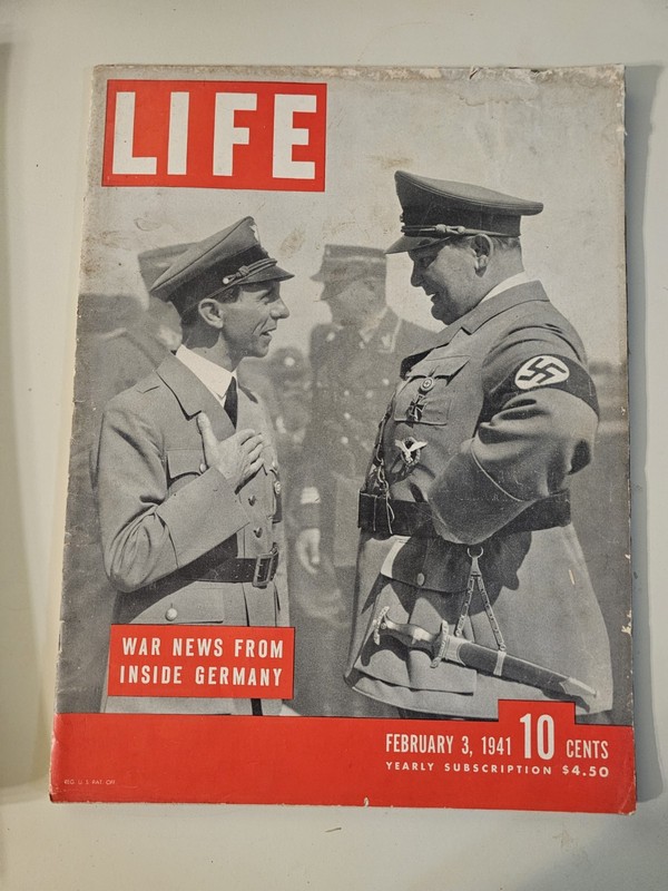 Wars News From Inside Germany 1941 Life Magazine