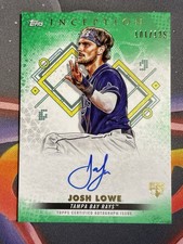 2022 Topps Inception - Base Rookie and Emerging Stars Autographs Josh Lowe /125