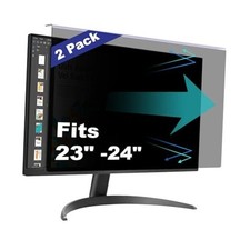  2 Pack Computer Privacy Screen Shield 2 Pack 23 - 24 Inch Diagonal 