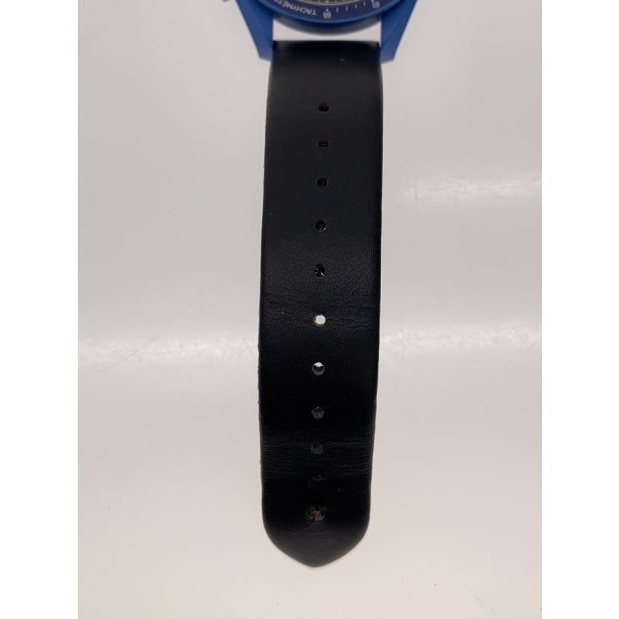 SWATCH◆Quartz watch/Analog/BLU/Non-brand belt image 5