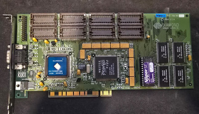 Vintage Diamond Viper SE PCI 1994 Video Card Weitek Power 9100 Untested