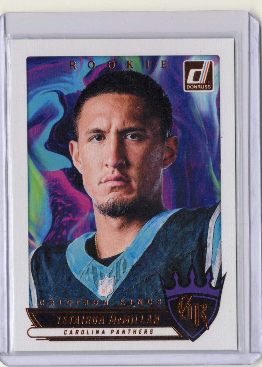 2025 Donruss #314 Tetairoa McMillan Rookie Gridiron Kings