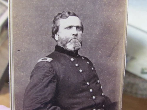 Civil War General George Henry Thomas cdv photograph by Mathew Brady