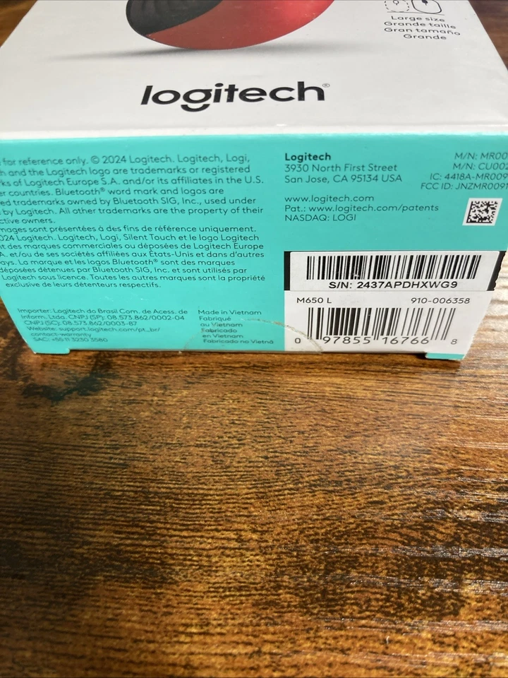 Logitech SIgnature M650 L Wireless Mouse - Red MR - Image 3 of 3