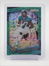 LEONARD FOURNETTE 2025 PANINI PRIZM FOOTBALL GREEN SCOPE JAGUARS /75 Q5819