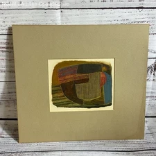 VTG. RON PUSICH Mixed Media Abstract Painting