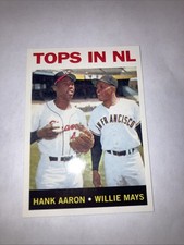 2016 Topps BERGER'S BEST #BB2-1964 - Topps in NL (HANK AARON & WILLIE MAYS)